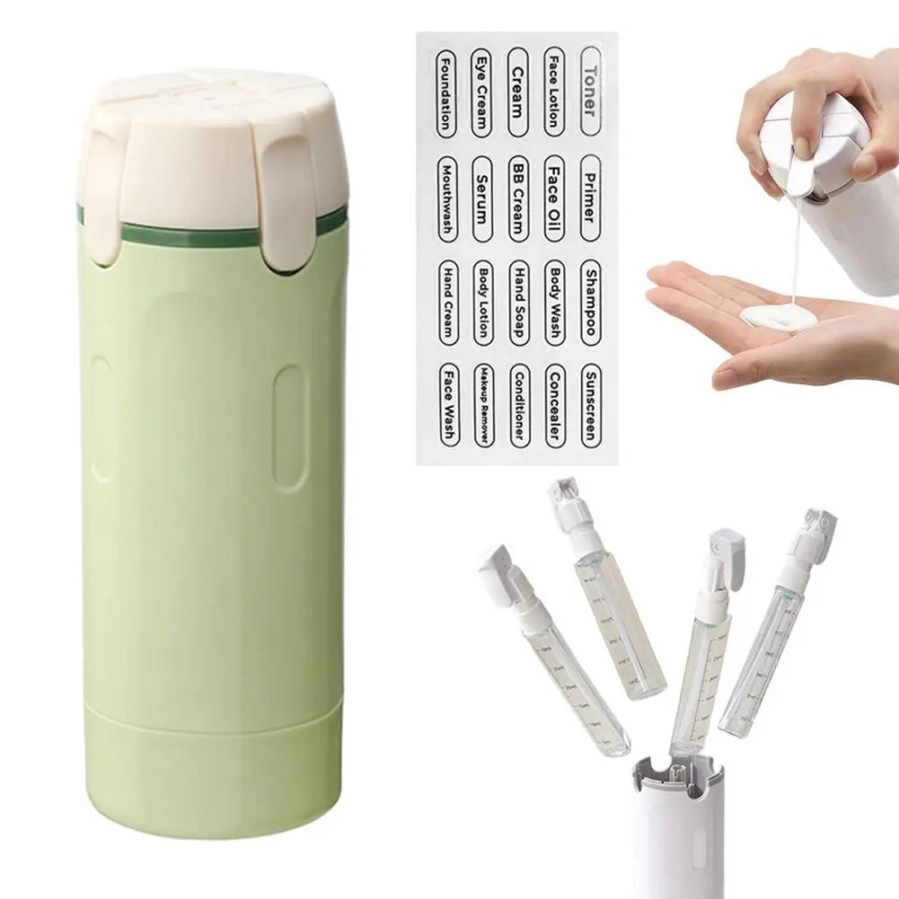 Dispensador de Viaje 4 en 1 a Prueba de Fugas