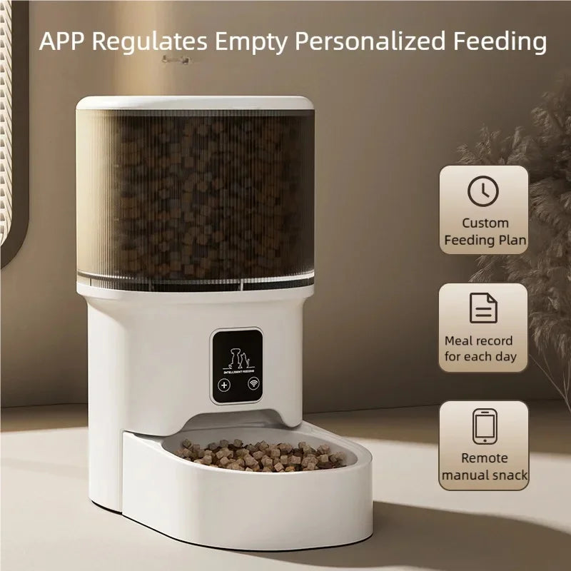 Comedero Automático Inteligente 4L WiFi para Mascotas