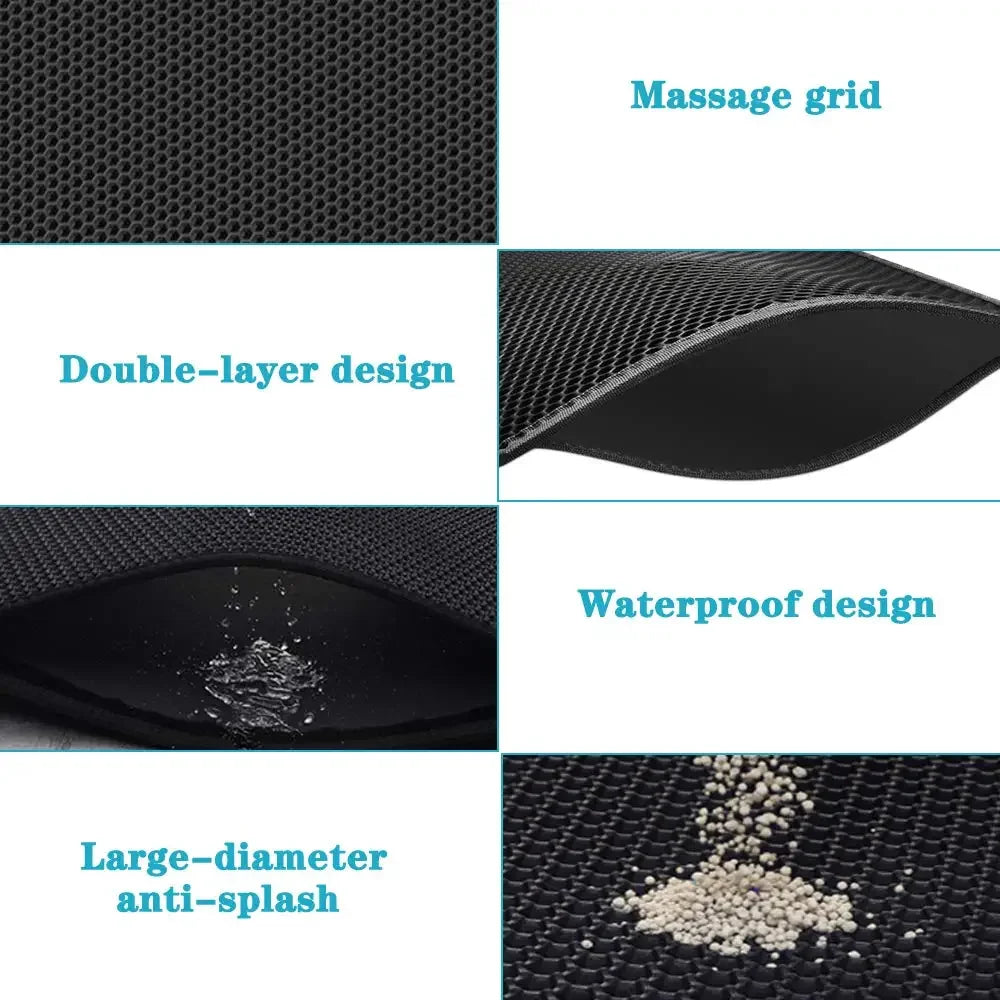 Alfombrilla Impermeable para Arenero de Gatos