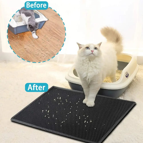 Alfombrilla Impermeable para Arenero de Gatos
