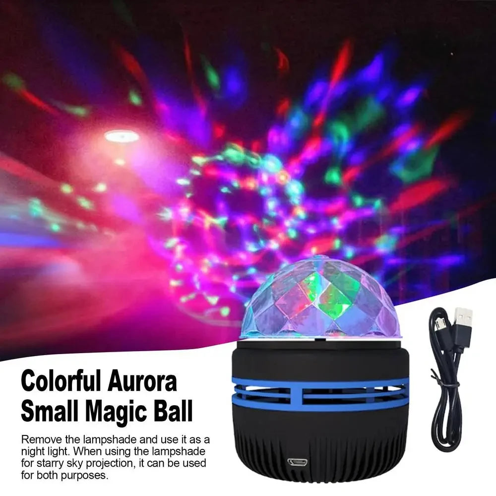 Bola de Luz LED Giratoria Cielo Estrellado