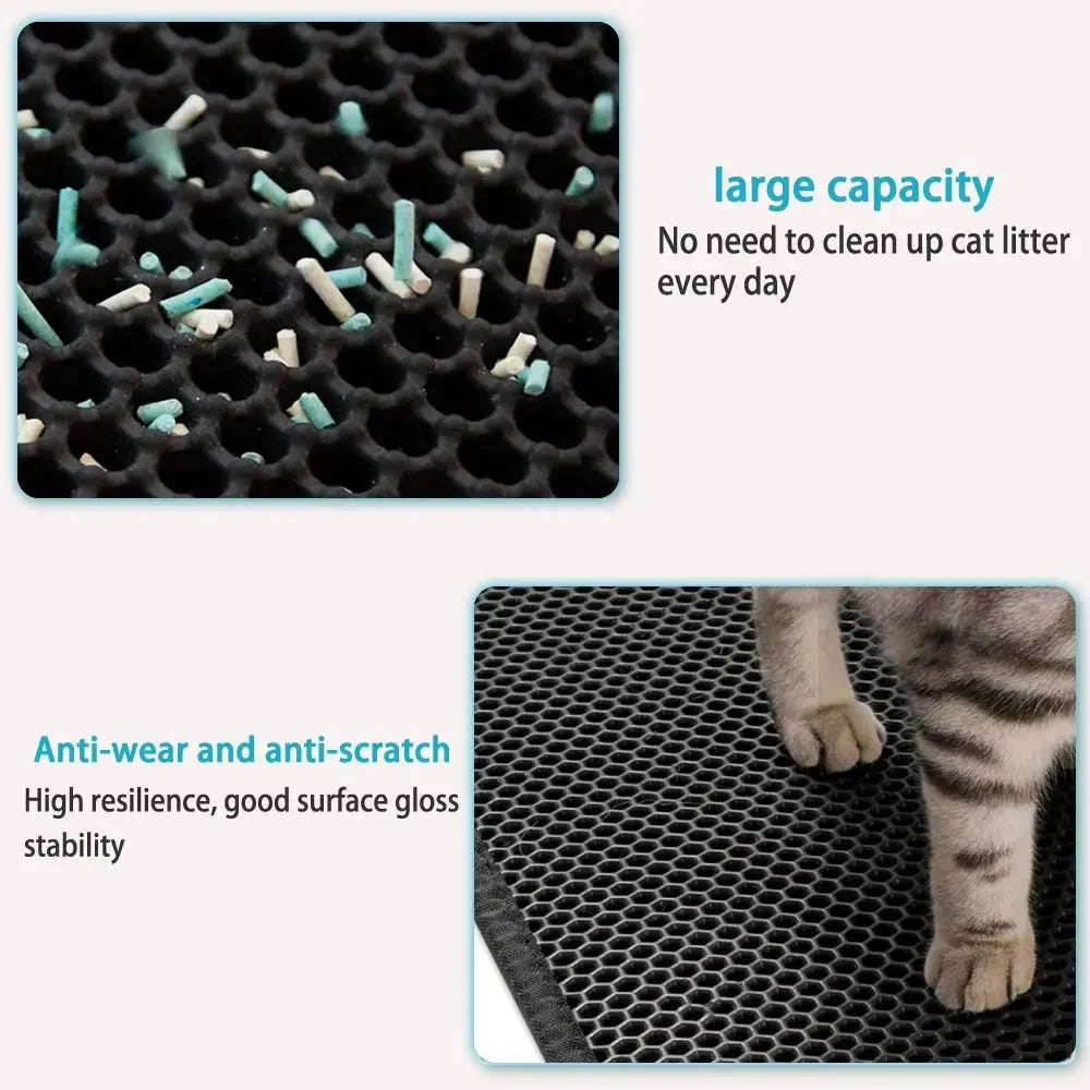 Alfombrilla Impermeable para Arenero de Gatos