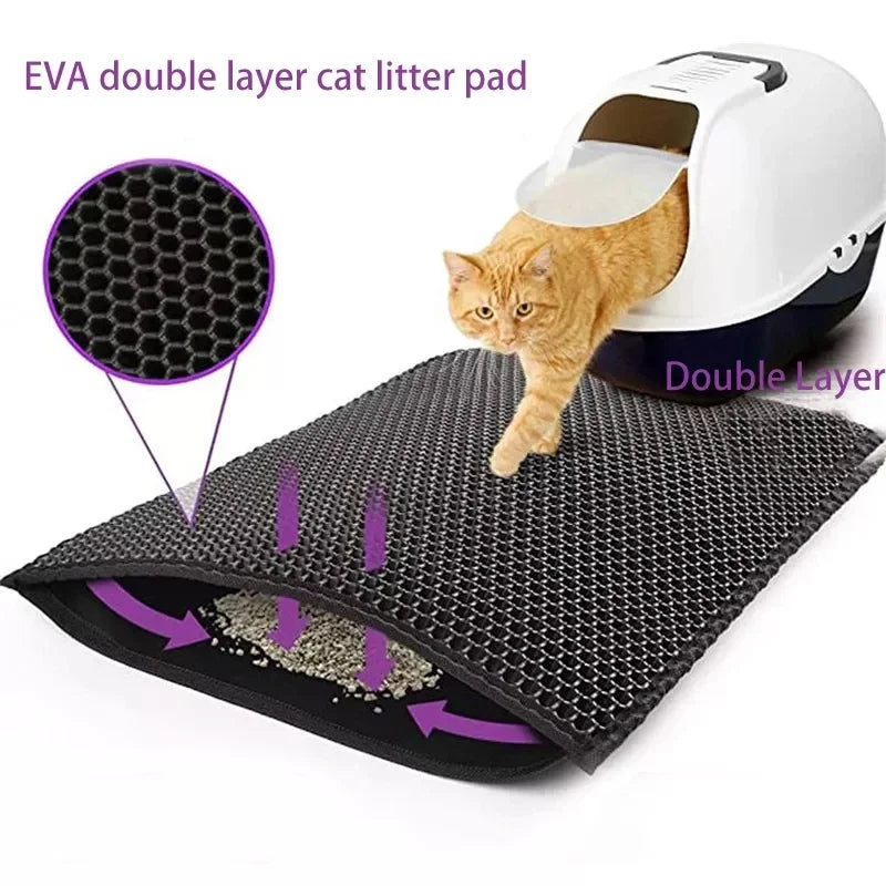 Alfombrilla Impermeable para Arenero de Gatos