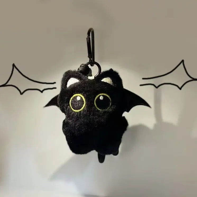 Llavero de Peluche Gato Negro